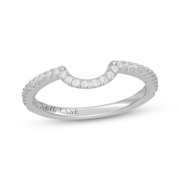 Neil Lane Diamond Contour Wedding Band 1/5 ct tw 14K White Gold