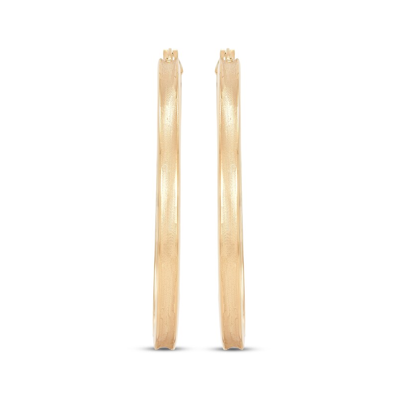 Main Image 2 of Concave Hoop Earrings 10K Yellow Gold 49mm