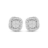 Thumbnail Image 2 of Hallmark Diamonds One Love Swirl Knot Earrings 1/3 ct tw Sterling SIlver