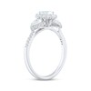 Thumbnail Image 2 of Adore Oval-Cut & Pear-Shaped Diamond Three-Stone Ring 1 ct tw 14K White Gold