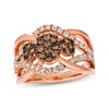 Thumbnail Image 1 of Le Vian Diamond Crossover Ring 1 ct tw 14K Strawberry Gold
