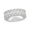 Thumbnail Image 1 of Neil Lane Artistry Baguette & Round-Cut Lab-Grown Diamond Anniversary Ring 1-1/2 ct tw 14K White Gold