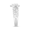 Thumbnail Image 2 of Pear-Shaped Diamond Halo Engagement Ring 1-1/4 ct tw 14K White Gold