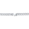 Thumbnail Image 3 of Men's Diamond Geometric Curb Chain Bracelet 2 ct tw Sterling Silver 8.5"