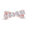 Thumbnail Image 3 of KAY Lab-Grown Diamonds Heart-Shaped & Round-Cut Crossover Ring 2 ct tw 14K Rose Gold