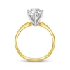 Thumbnail Image 2 of Adore Oval-Cut Diamond Solitaire Engagement Ring 1-1/2 ct tw 14K Yellow Gold (I/I1)