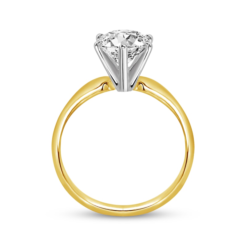 Main Image 2 of Adore Oval-Cut Diamond Solitaire Engagement Ring 1-1/2 ct tw 14K Yellow Gold (I/I1)