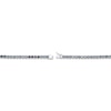 Thumbnail Image 3 of Men's Black Sapphire Tennis Bracelet Sterling Silver 8.5"