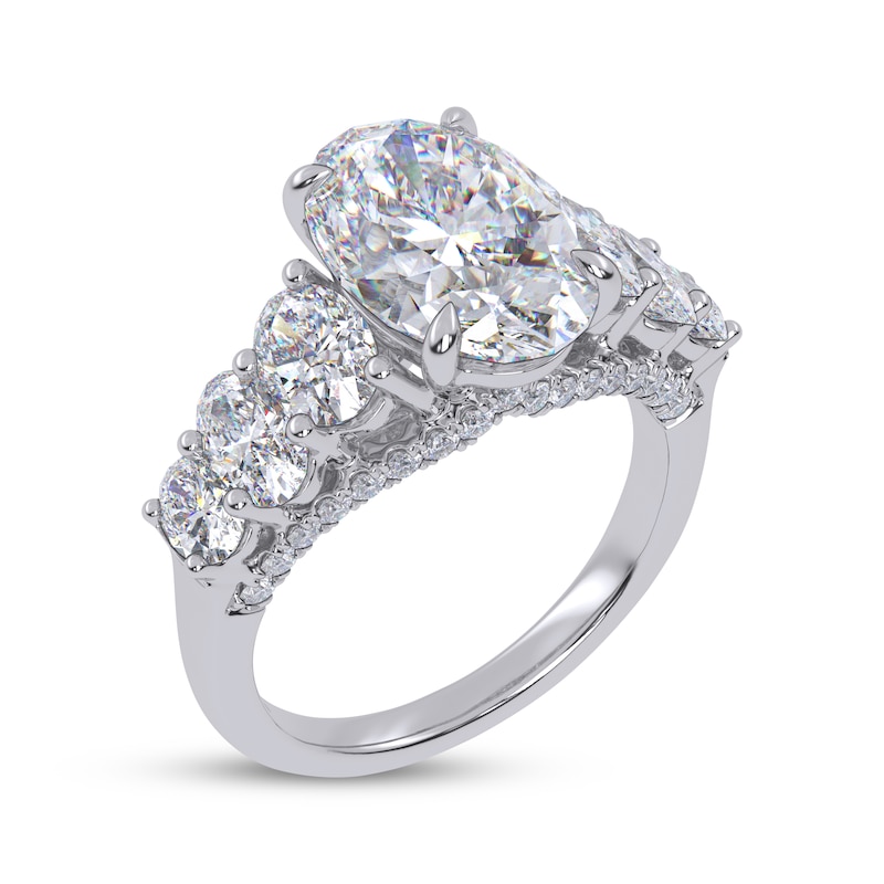 Main Image 2 of Adore Lab-Grown Diamonds Oval-Cut Engagement Ring 4-1/2 ct tw Platinum