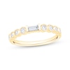 Thumbnail Image 1 of Baguette & Round-Cut Diamond Anniversary Ring 1/3 ct tw 10K Yellow Gold
