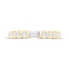 Thumbnail Image 3 of Baguette & Round-Cut Diamond Anniversary Ring 1/3 ct tw 10K Yellow Gold