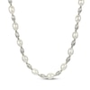Thumbnail Image 1 of Cultured Pearl & Bead Necklace Sterling Silver 18"