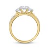 Thumbnail Image 3 of Adore Round-Cut Diamond Three-Stone Engagement Ring 1 ct tw 10K Yellow Gold