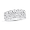 Thumbnail Image 1 of Adore Diamond Three-Row Anniversary Ring 1 ct tw 10K White Gold