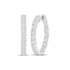 Thumbnail Image 1 of Diamond Hoop Earrings 1/5 ct tw Sterling Silver