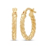 Thumbnail Image 2 of Twist & Polished Hoop Earrings Set 10K Yellow Gold