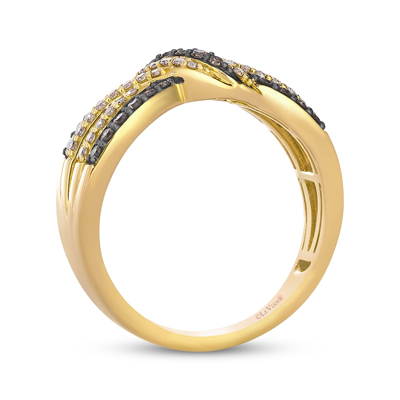 Main Image 3 of Le Vian Diamond Bow Ring 1/2 ct tw 14K Honey Gold
