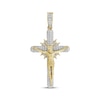 Thumbnail Image 1 of Men's Diamond Crucifix Charm 1/5 ct tw 10K Yellow Gold
