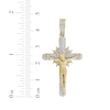 Thumbnail Image 3 of Men's Diamond Crucifix Charm 1/5 ct tw 10K Yellow Gold