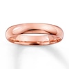 Thumbnail Image 0 of Men's Wedding Band 10K Rose Gold 4mm - Size 10