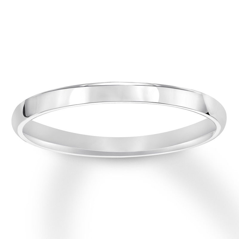 Wedding Band 14K White Gold 2mm | Kay Outlet