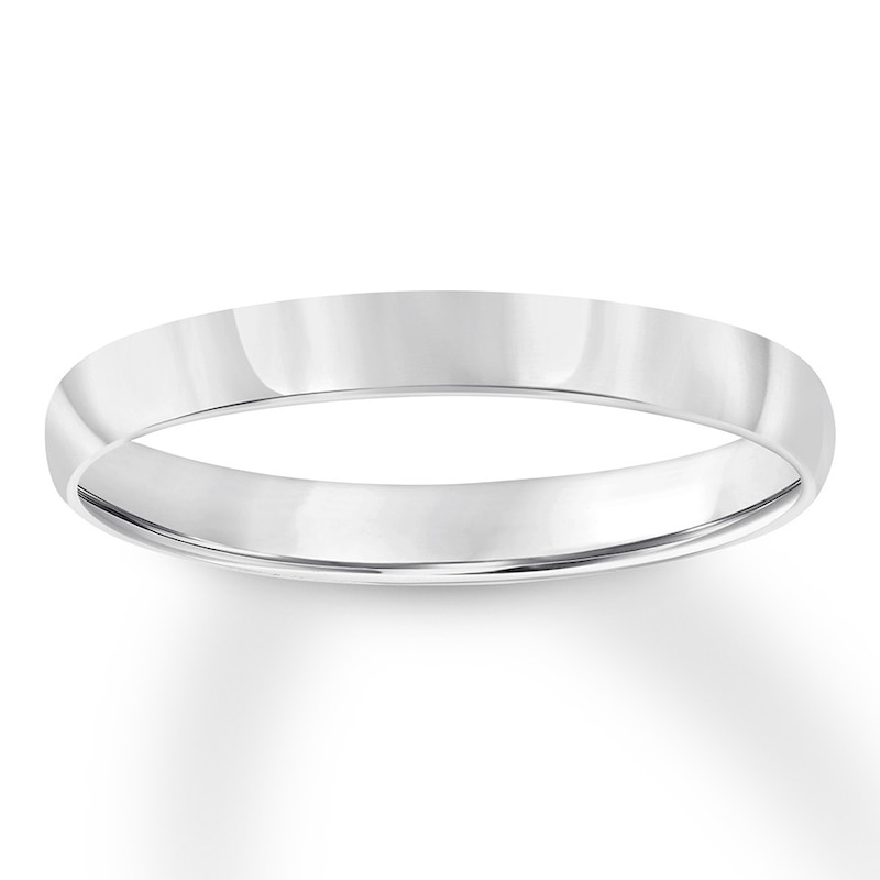 Main Image 1 of Wedding Band 14K White Gold 3mm