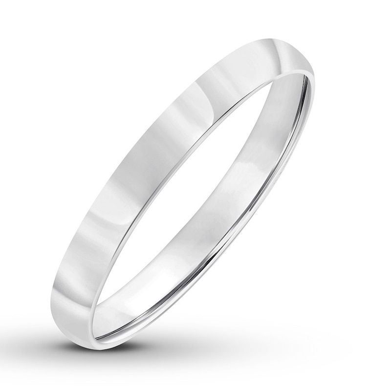 Main Image 2 of Wedding Band 14K White Gold 3mm
