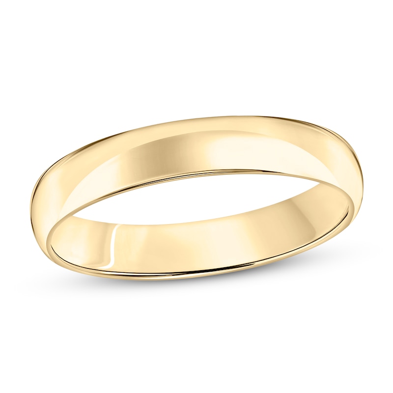 Wedding Band 14K Yellow Gold 4mm