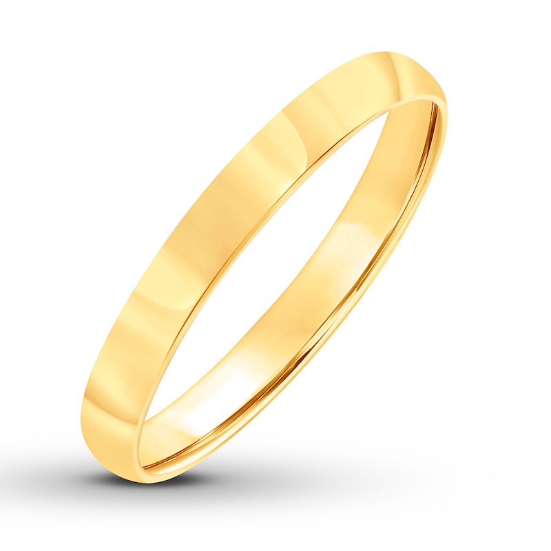 Wedding Band 14K Yellow Gold 3mm