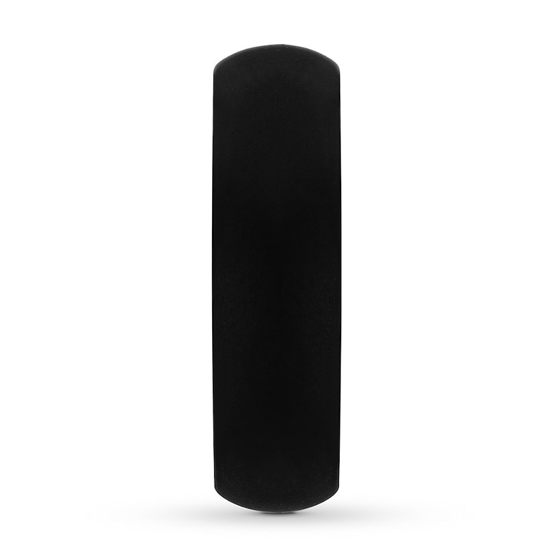 Black Silicone Women's Wedding Band