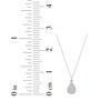 Thumbnail Image 6 of Diamond Teardrop Necklace 1/2 ct tw 10K White Gold
