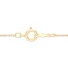 Thumbnail Image 3 of Diamond Station Cross Necklace 1/4 ct tw 10K Yellow Gold 18"