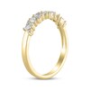 Thumbnail Image 2 of Adore Pear-Shaped & Round-Cut Diamond Scatter Anniversary Ring 1/2 ct tw 14K Yellow Gold