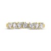 Thumbnail Image 3 of Adore Pear-Shaped & Round-Cut Diamond Scatter Anniversary Ring 1/2 ct tw 14K Yellow Gold