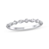 Thumbnail Image 1 of Adore Marquise & Round-Cut Diamond Stackable Anniversary Ring 1/2 ct tw 10K White Gold