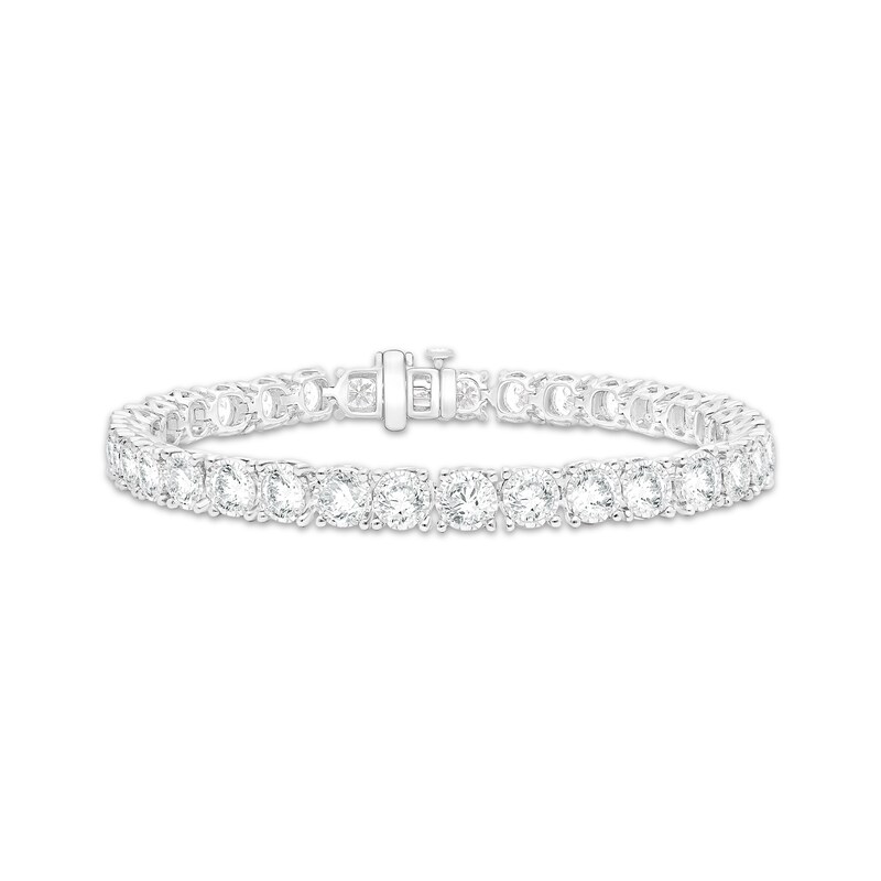 Main Image 1 of Lab-Grown Diamonds by KAY Tennis Bracelet 12 ct tw 10K White Gold 7.25&quot;