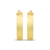 Thumbnail Image 2 of Flat Square Hoop Earrings 10K Yellow Gold 20mm