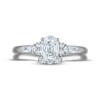 Thumbnail Image 3 of Adore Oval-Cut Diamond Bridal Set 7/8 ct tw 14K White Gold
