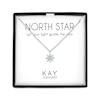 Thumbnail Image 1 of North Star Necklace with Diamond Accents Sterling Silver 18"