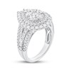 Thumbnail Image 2 of Adore Multi-Diamond Pear-Shaped Double Halo Engagement Ring 1-7/8 ct tw 10K White Gold