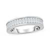Thumbnail Image 1 of Baguette-Cut Lab-Grown Diamond Fashion Ring 1 ct tw 10K White Gold