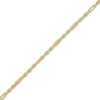 Thumbnail Image 2 of 3mm Figaro Rope Chain Necklace Solid 14K Yellow Gold 24"