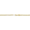 Thumbnail Image 3 of 3mm Figaro Rope Chain Necklace Solid 14K Yellow Gold 24"
