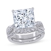Thumbnail Image 1 of Adore Princess-Cut Lab-Grown Diamond Bridal Set 6 ct tw 14K White Gold