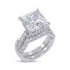 Thumbnail Image 2 of Adore Princess-Cut Lab-Grown Diamond Bridal Set 6 ct tw 14K White Gold
