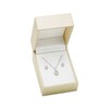 Thumbnail Image 1 of Multi-Diamond Oval Necklace & Stud Earrings Gift Set 1/3 ct tw 10K White Gold