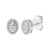 Thumbnail Image 4 of Multi-Diamond Oval Necklace & Stud Earrings Gift Set 1/3 ct tw 10K White Gold