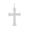 Thumbnail Image 1 of Diamond Cross Charm 1/3 ct tw Sterling Silver