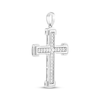 Thumbnail Image 2 of Diamond Cross Charm 1/3 ct tw Sterling Silver