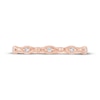Thumbnail Image 3 of Lab-Grown Diamonds Milgrain Anniversary Ring 1/20 ct tw 10K Rose Gold